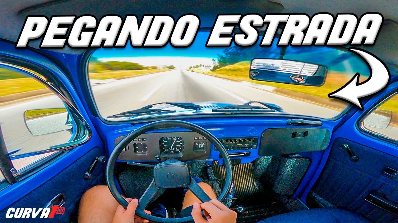 ACELERANDO O FUSCA 1600 NA ESTRADA !! 🚀