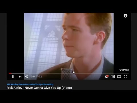 Smartest RickRoll in history...