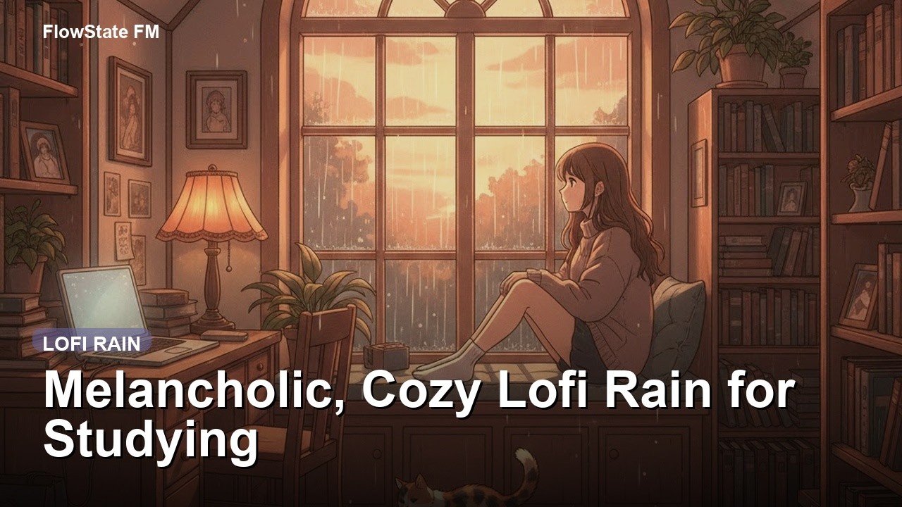 Lofi Rain BGM Mix для учёбы Vol. 3 【1.5 Hours】