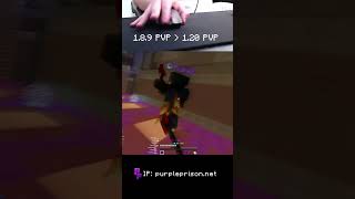 Spam clicking in PvP! IP: purpleprison.net #minecraft #pvp #gaming #server