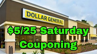 $5\/25 Saturday Dollar General Couponing