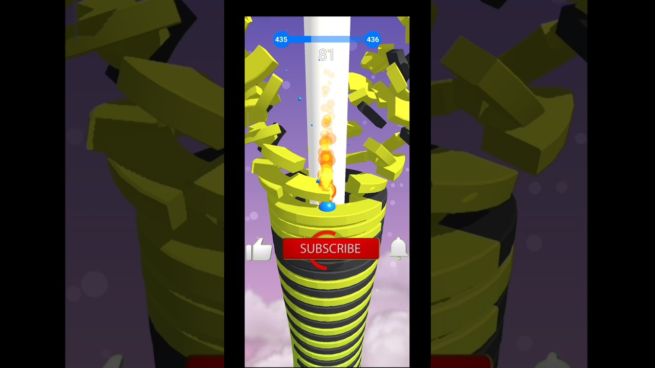 stack ball game level 435 game video 