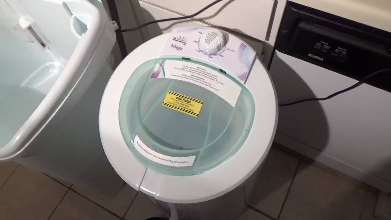 The Laundry Alternative Mega Spin Dryer Quick demo YouTube