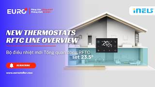iNELS | New thermostats RFTC line overview | Bộ điều nhiệt mới Tổng quan dòng RFTC
