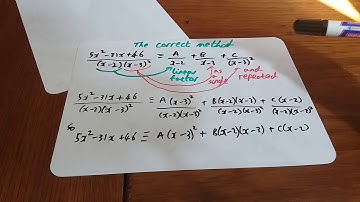 Partial Fractions with Repeated Roots