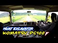 Muat excavator Komatsu pc100f | HINO 500