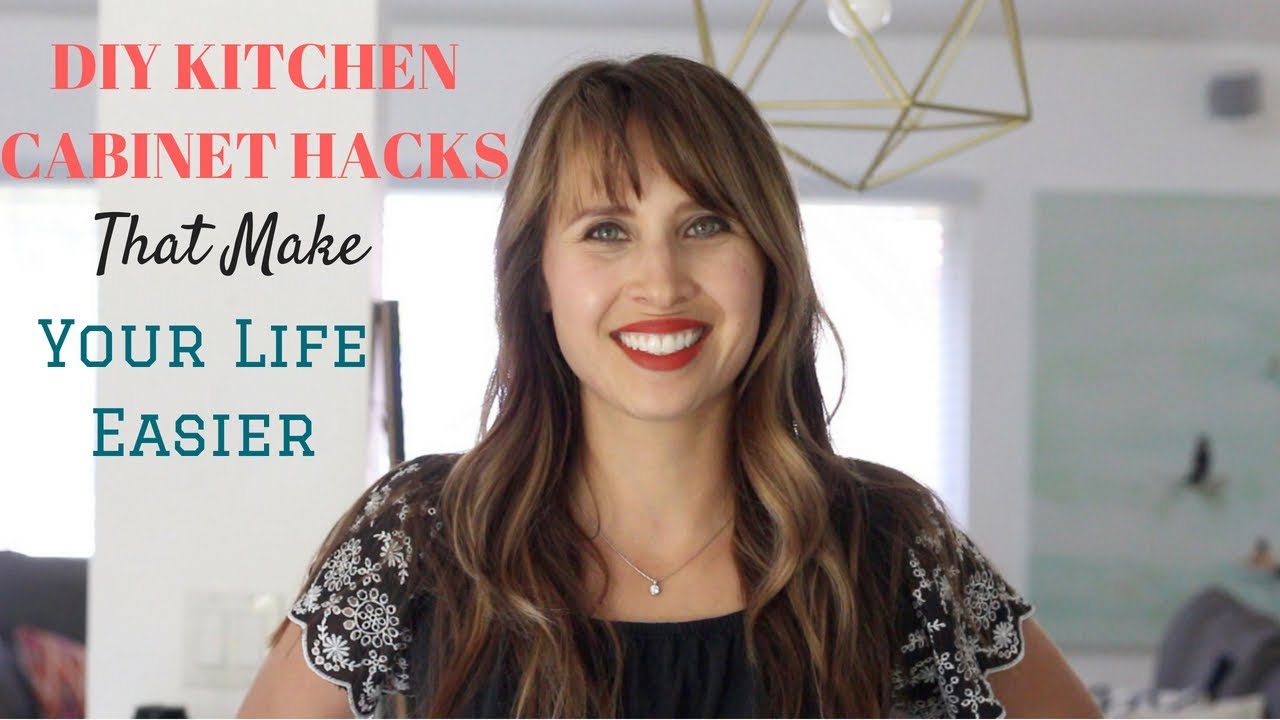 DIY Kitchen Cabinet Hacks That Make Your Life Easier Video - YouTube