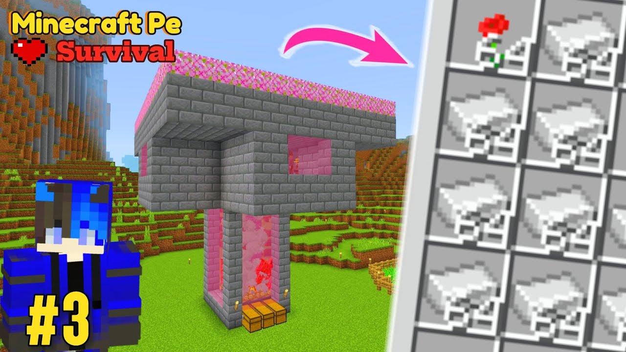 MINECRAFT PE 1.21 ULTIMATE IRON FARM MINECRAFT PE SURVIVAL SERIES EP #3 ...