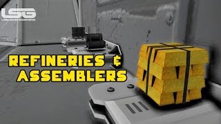 Space Engineers - Refineries & Assemblers Producing Components Part 30