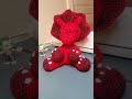 Crochet red dinosaur.#crochet #dinosaur #amigurumi #triceratops #diy #shorts