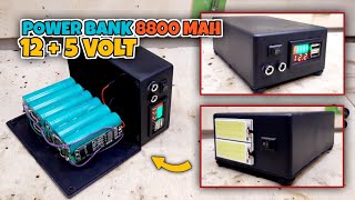Cara Merakit Power Bank 12+5 Volt 8800 MAH | Power Bank Serba guna