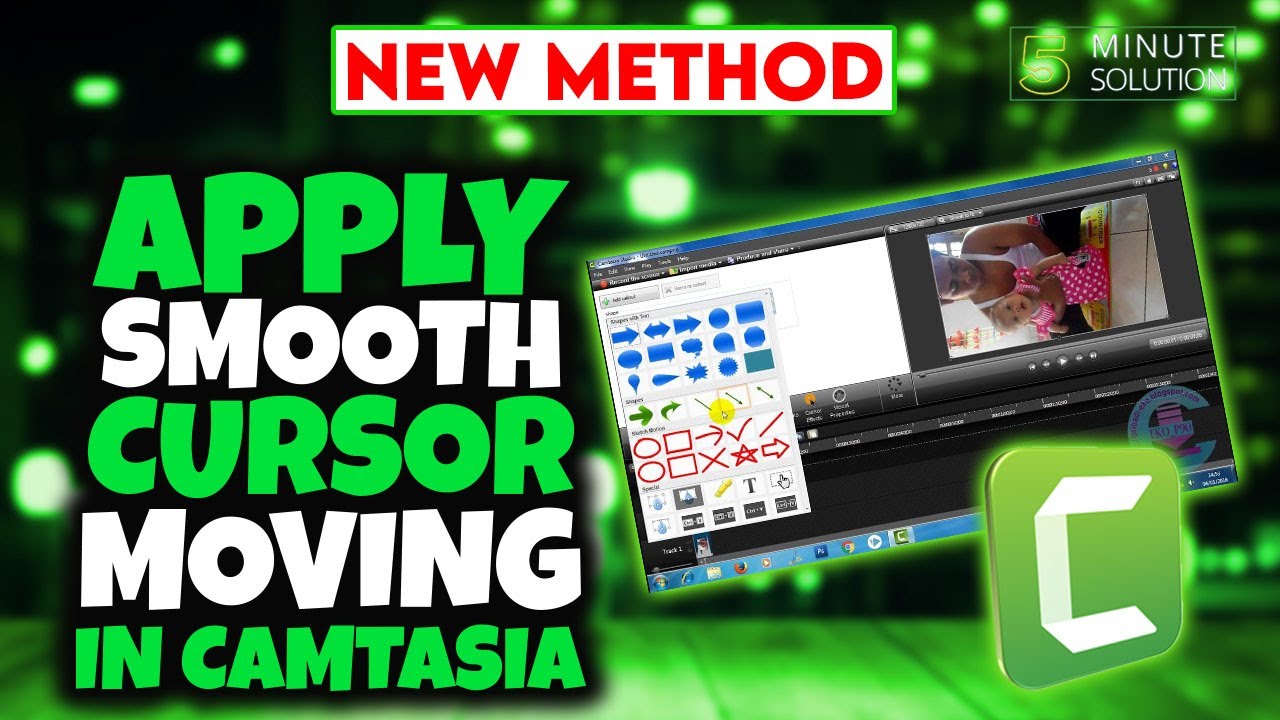 How to apply smooth cursor moving in camtasia 2024 YouTube