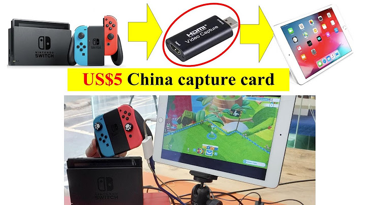 Kết nối Nintendo Switch với iPad