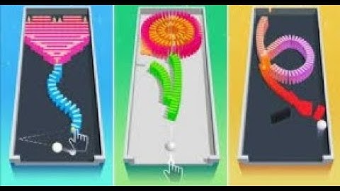 Domino smash Game All Levels Walkthrough (Android, ios) New Update Max Levels (51~60)