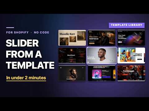 How to Add a Shopify Slider from a Template — Slider Revolution Tutorial