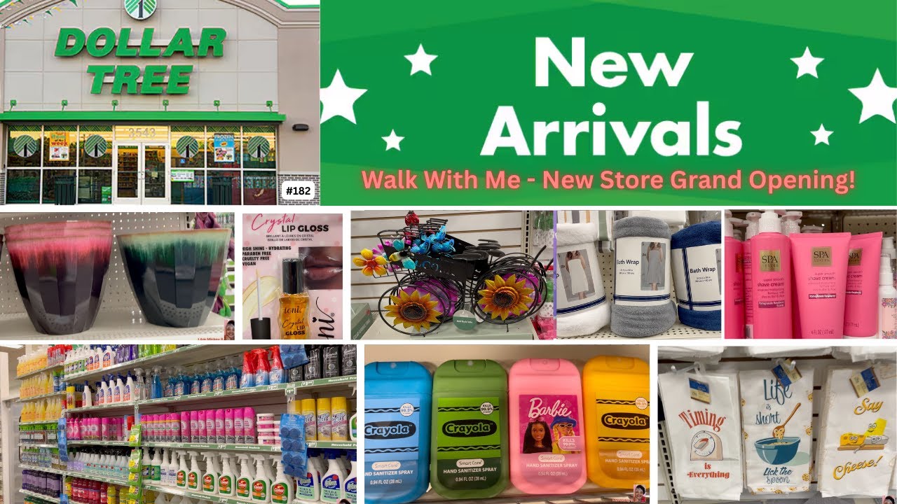 Dollar Tree - No Talk/Walk w/Me - New Store, Full Of All The Things, Beauty, Decor, Seasonal & More!