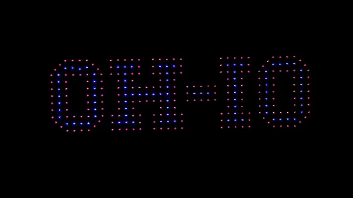 Ohio State University Wexner Medical Center Lights Block O and Drone Show