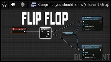 Flip flop blueprint node in UE4 (Unreal engine blueprint tutorial 2021)
