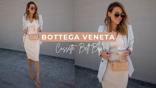 Bottega Veneta Almond Beige Leather The Belt Chain Pouch Bottega