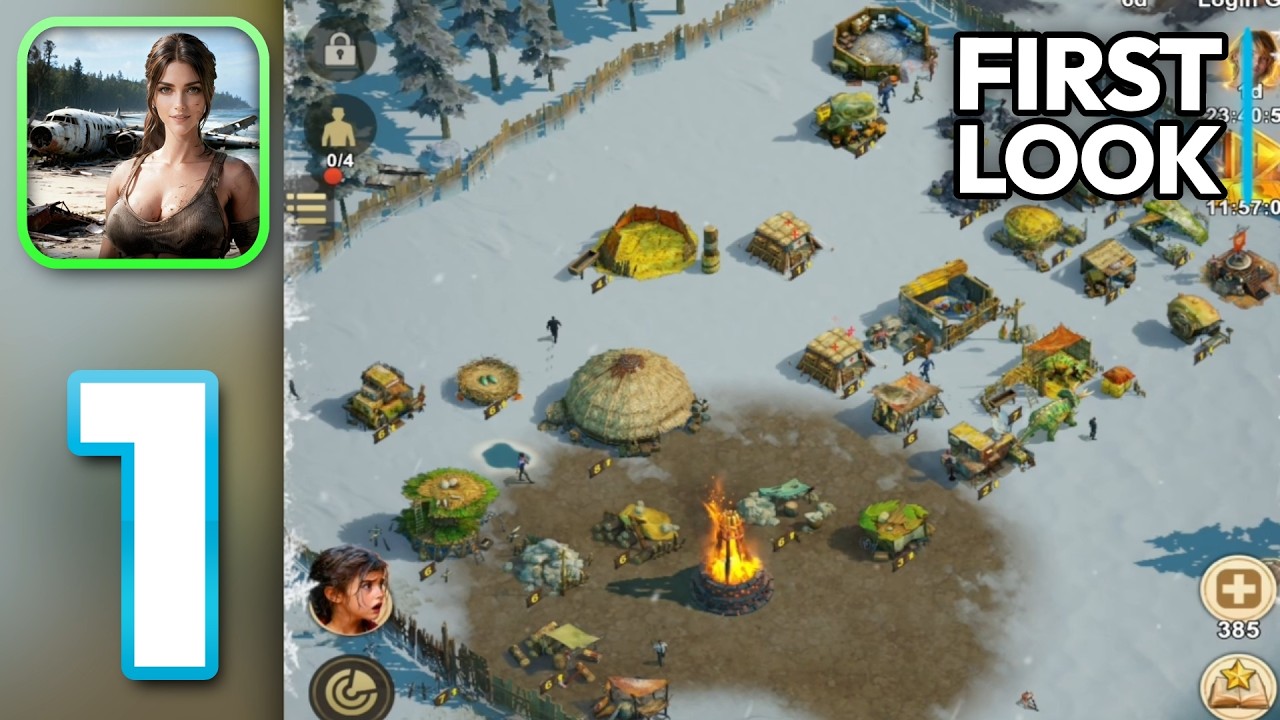 Frost War: Survival - Walkthrough Gameplay Part 1 - Tutorial (iOS, Android)