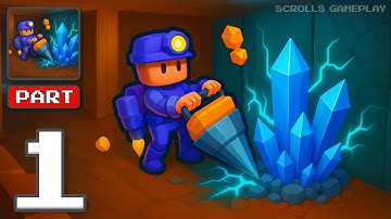 Miner Fighter - Gameplay Walkthrough Part 1 - Fight Through The Mines (iOS, Android)