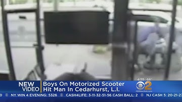 Scooter Hit-And-Run Caught On Camera