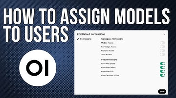 How to Assign Models to Users in Open WebUI