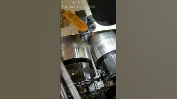 FD-35T Thread rolling machine processing metal parts threads. #machine #factory #auto #engineering