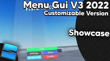 Menu Gui V3 2022 // Customizable Version // Showcase