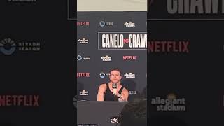 Canelo vs Crawford #boxing #fighter #canelo #interview
