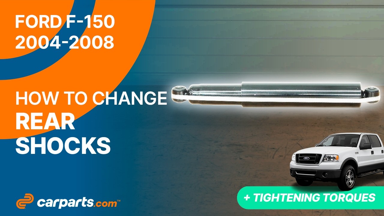 How to replace the Rear Shocks 2004 - 2008 Ford F-150 🚗 - YouTube