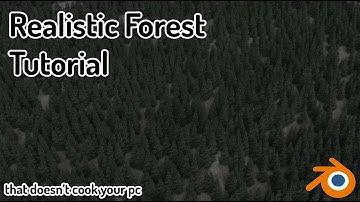Realistic Forest Tutorial | Blender 3.0