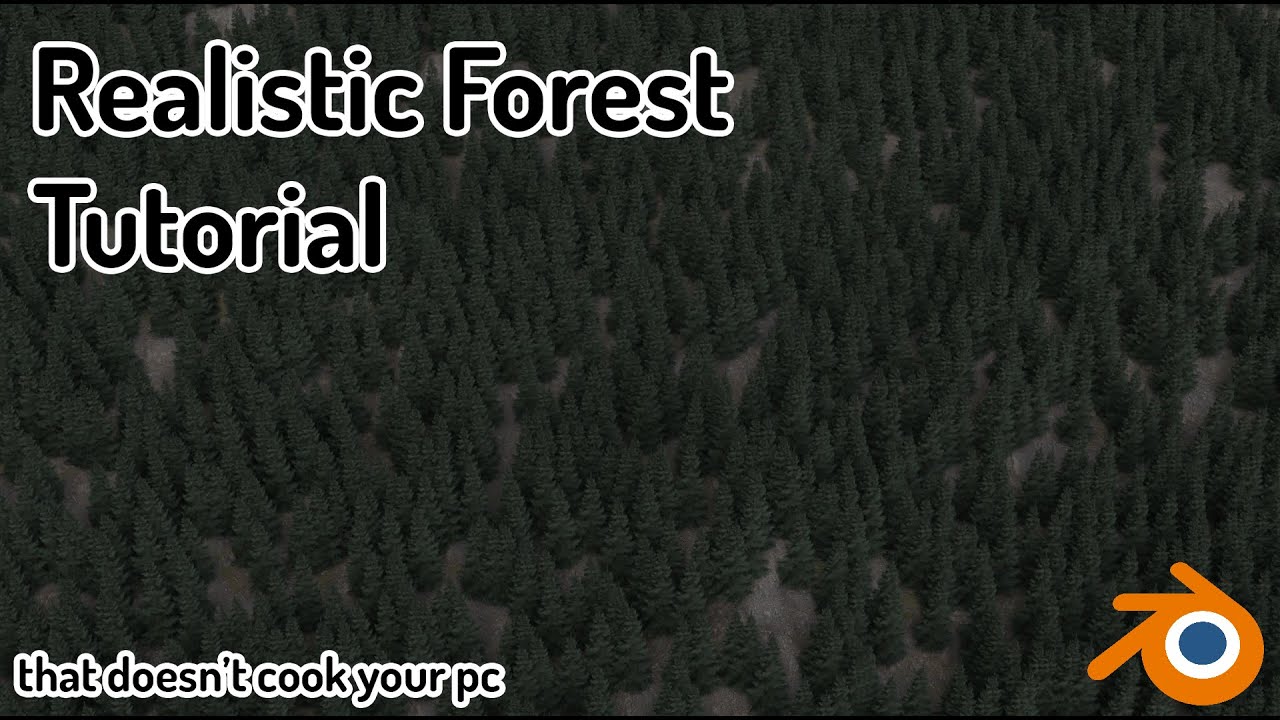Realistic Forest Tutorial | Blender 3.0 - YouTube
