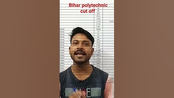 Bihar polytechnic cut off #polytechnic #biharpolytechniccutoff2022#biharpolytechnicresult #shorts