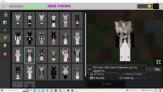 25 Girl Cosmeticscapes3D4D Skin Pack Mcpemcbe 1.21 Works On Hive Made By Sm69King