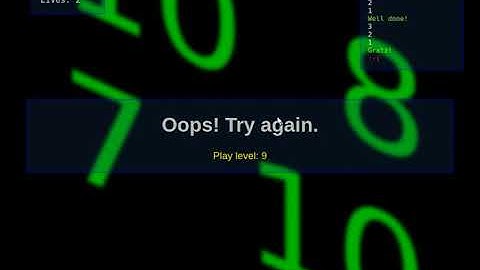 Elm (WebGL) game - "Count Down". Now more playable.