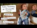 HOW WE POTTY TRAINED AT 18 MONTHS | Our experience potty training a one year old