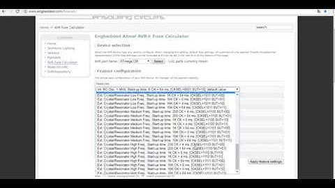 Microelectronic Change the fuses for Atmega128