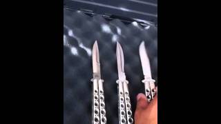 Parkerized Stainless Pacific Cutlery Balisong Prototype