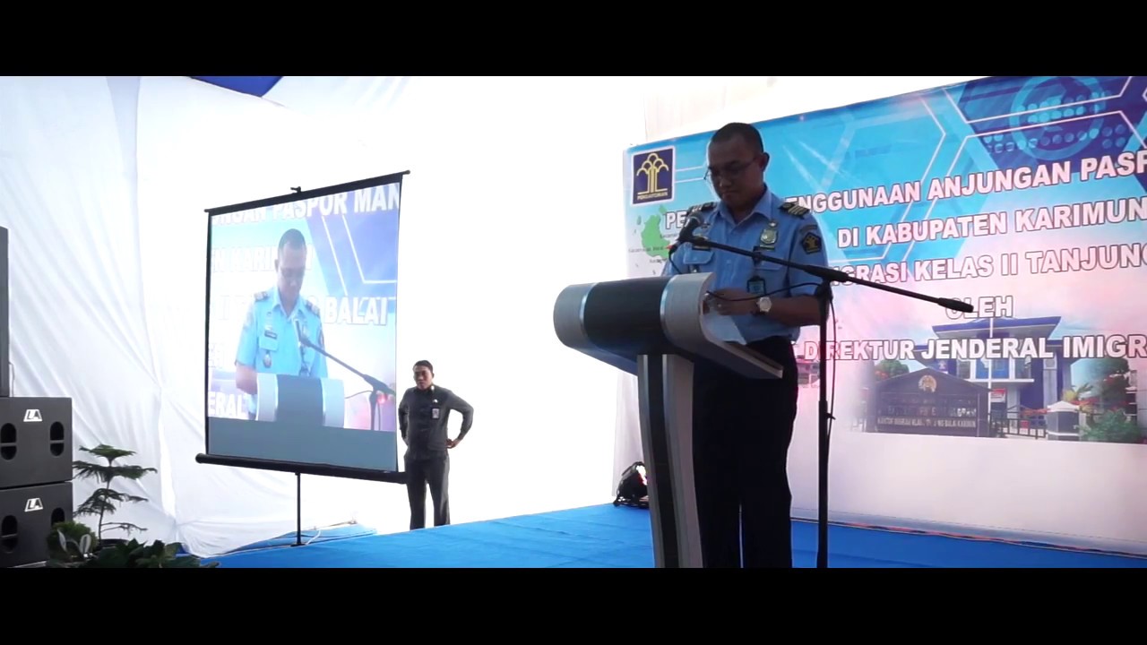 Peresmian Anjungan Paspor Mandiri (APM) Kanim Tg Balai Karimun 