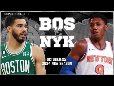 Boston Celtics vs New York Knicks Full Game Highlights | Oct 25 | 2024 NBA Season