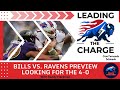 Bills vs. Ravens Preview - Looking for the 4-0 | Leading the Charge
