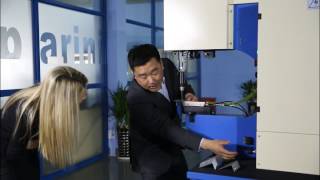 Insertion machine with pressure parameters