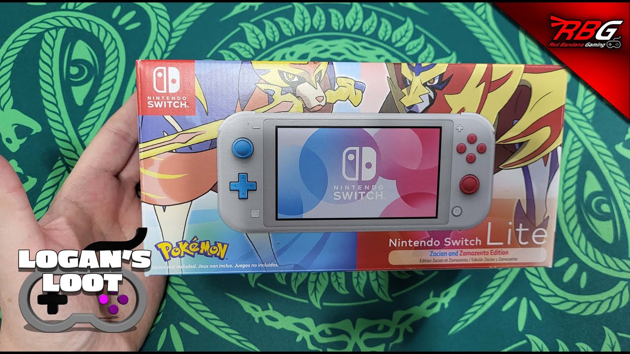 Switch Lite featuring Pokemon Sword and Shield Legendaries Zacian and  Zamazenta out in November