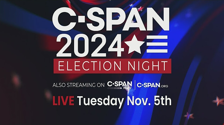 Izvještavanje C-SPAN-a o izbornoj noći 2024