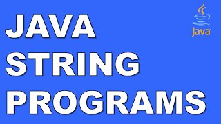 JAVA String examples | String Programs in JAVA | TechVidya