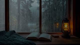 Boost Productivity and Sleep Better: ASMR Rain on Windows and Relaxing Music for Deep Rest