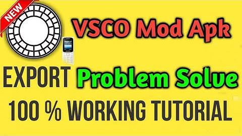 VSCO Export Problem Solve In Hindi | VSCO Export Unsuccessful Problem Solving | Hindi Tutorial |