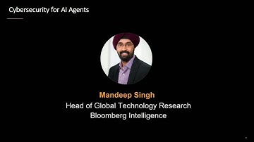 Cybersecurity for AI Agents