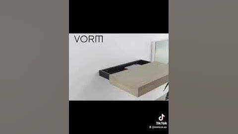 VORM | Floating shelves with hidden compartment